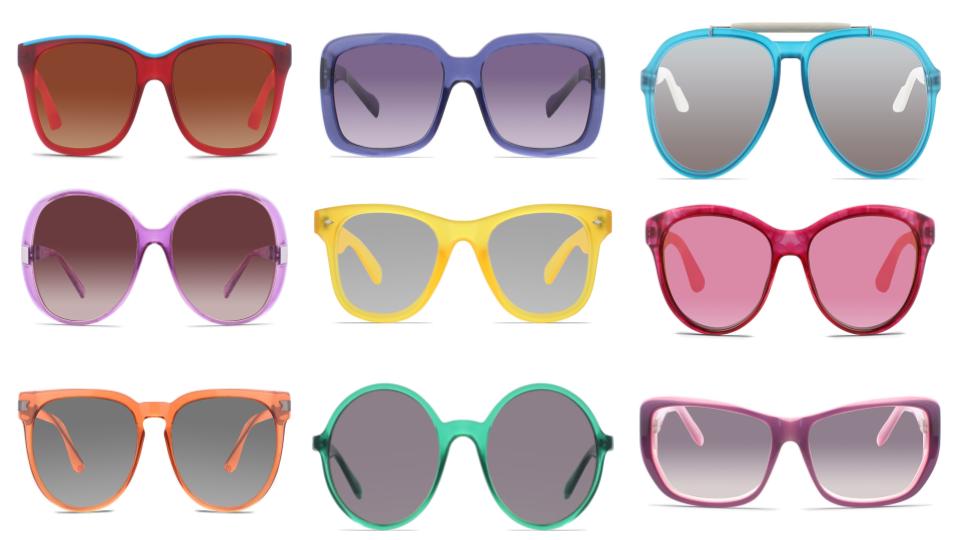 colored sunglasses