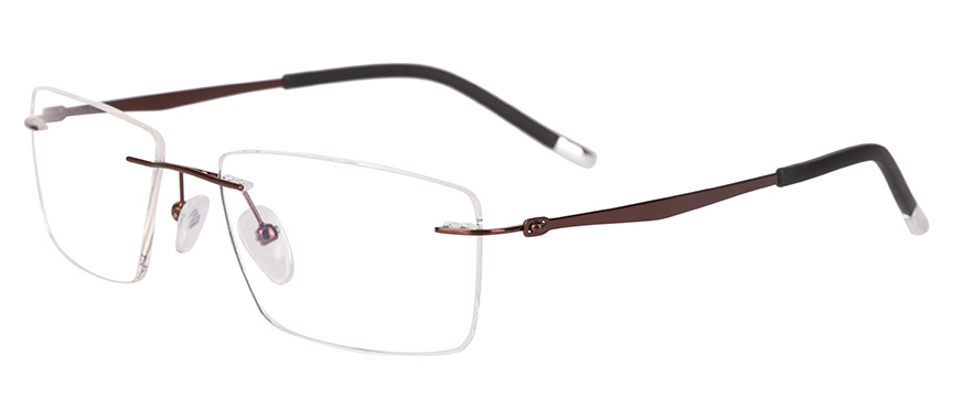 Rimless glasses